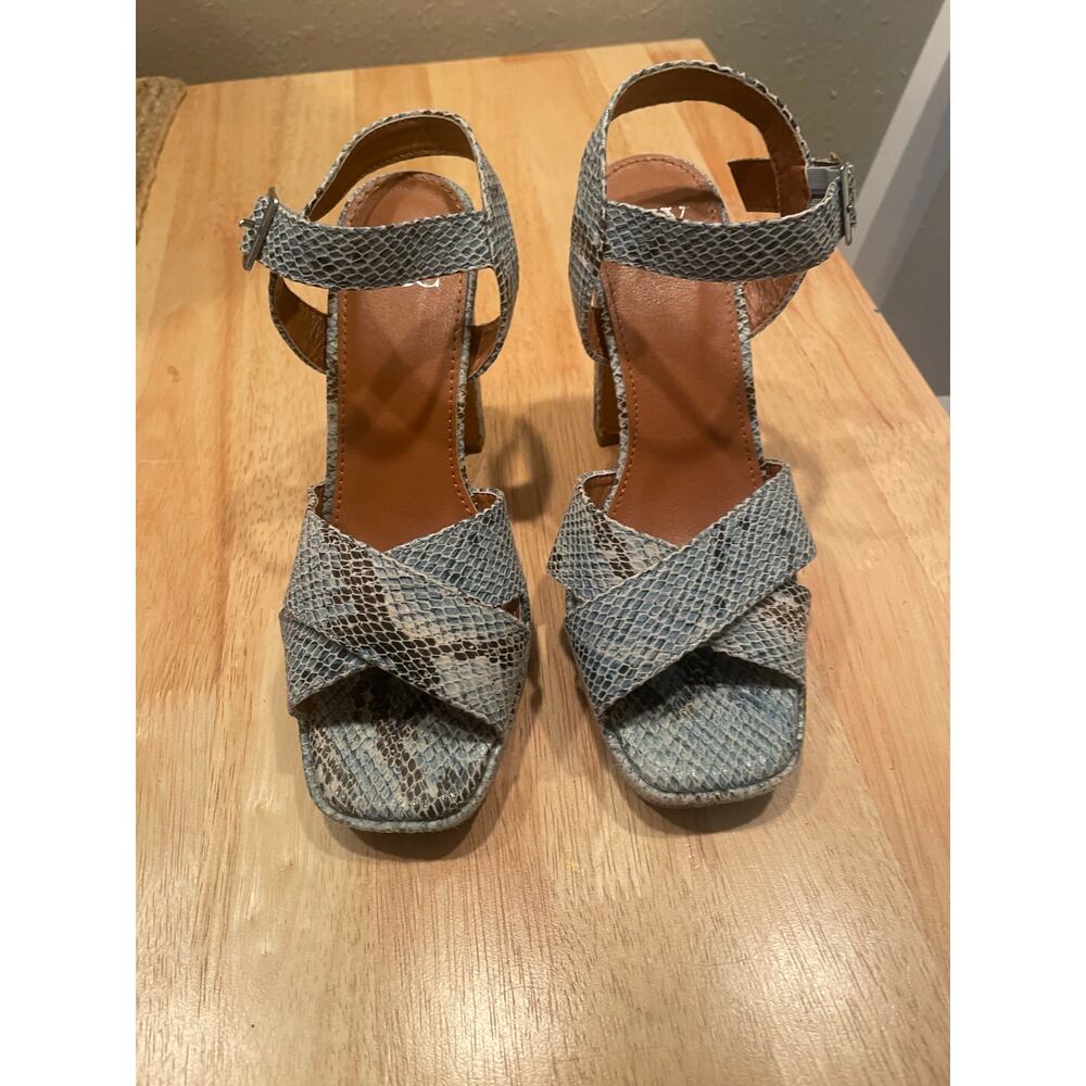 NY&C New York & Company Womens Adalia Platform, Square Heels, Rubber Outsole